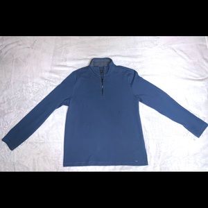 Michael Kors Mens Quarter Zip Crewneck Sweater